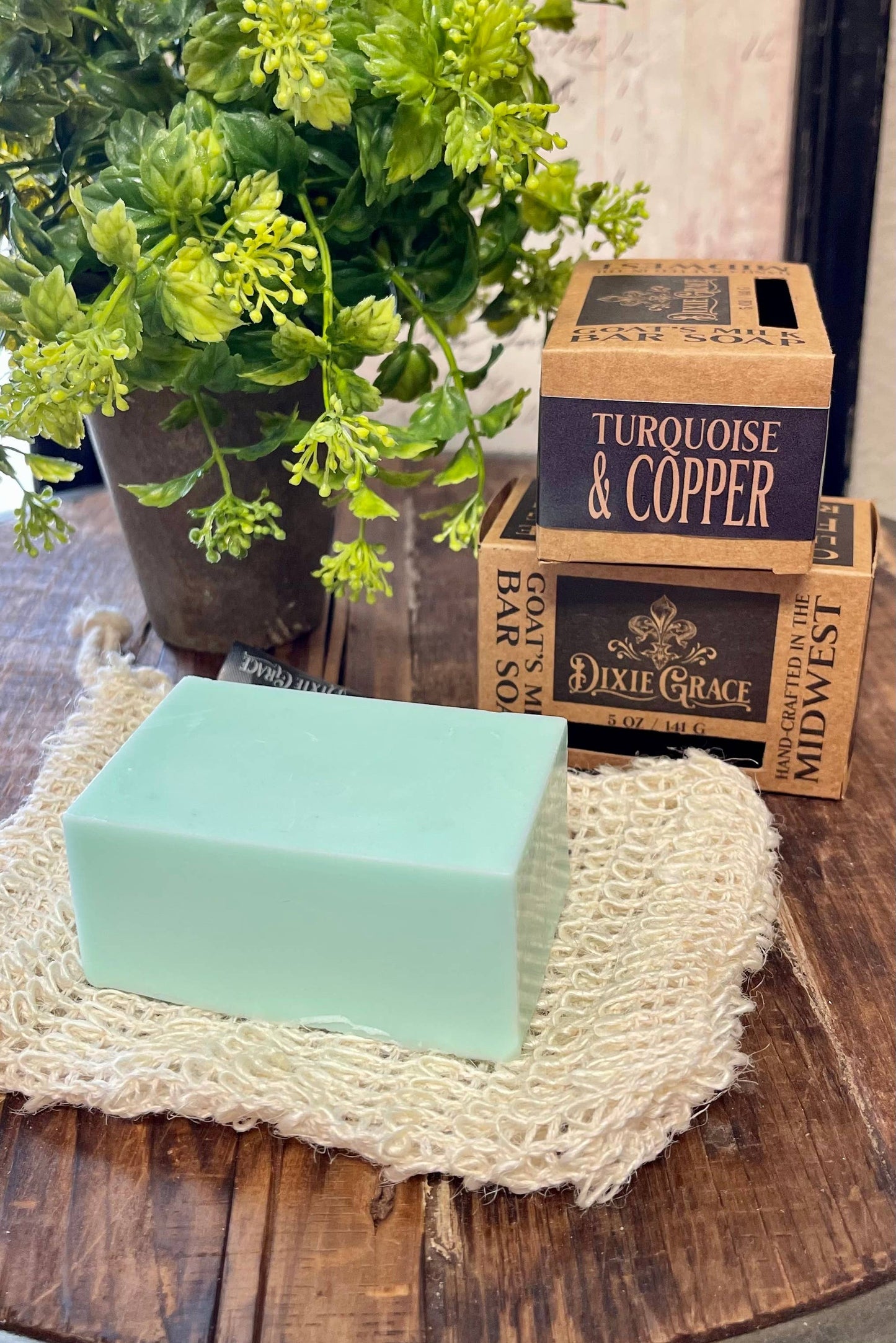 Turquoise & Copper - Goat's Milk Bar Soap