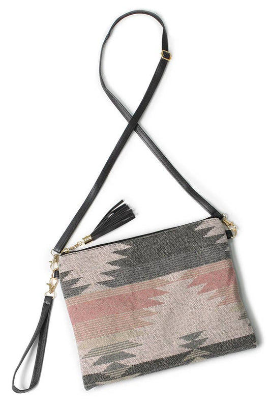 Western Print Crossbody Bag